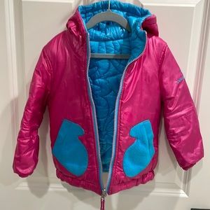 Girls reversible Obermeyer puffy jacket